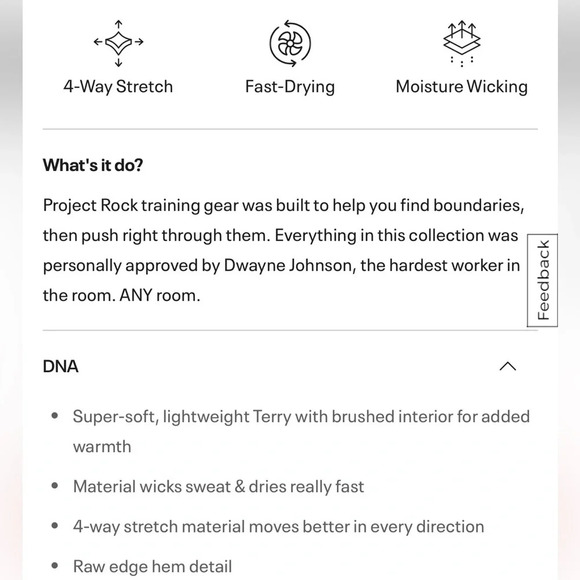 Under Armour Project Rock Rival Terry Short Sleeve Navy Fitness Hoodie Size 2X - Picture 12 of 12